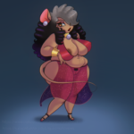 Queen Marcie can be such a worrywart, to the point she forgets to fix her top. Bonus: Demon Marcie alt available on my Patreon.